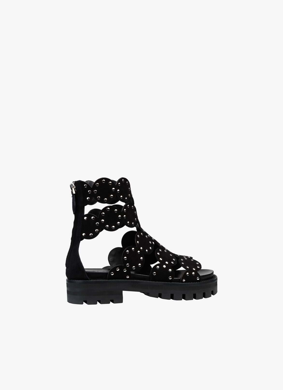 PLATFORM SANDALS ALAÏA BLACK PLATFORM SANDALS